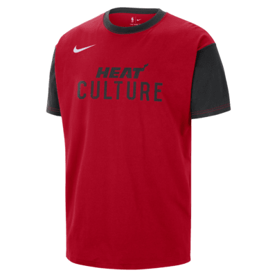Miami Heat Courtside City Edition Men's Nike NBA T-Shirt Miami Heat Courtside City Edition Men's Nike NBA T-Shirt